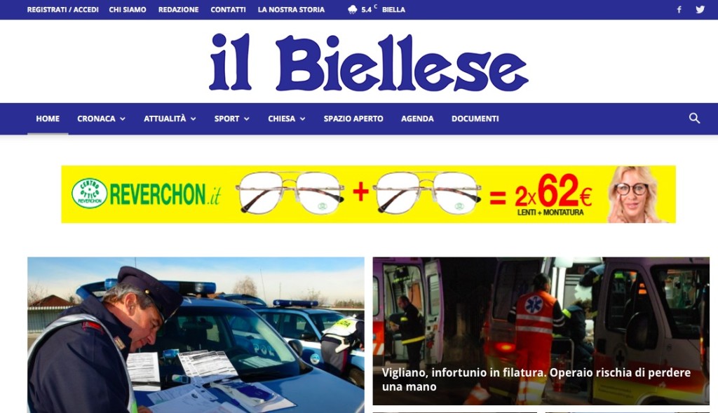 Il nuovo sito internet del Biellese